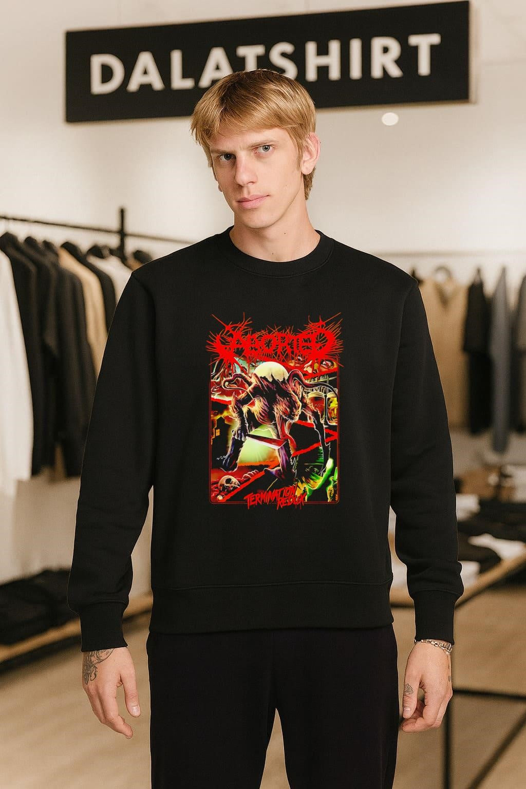 Aborted Termination Redux Monster Laboratory Horror shirt