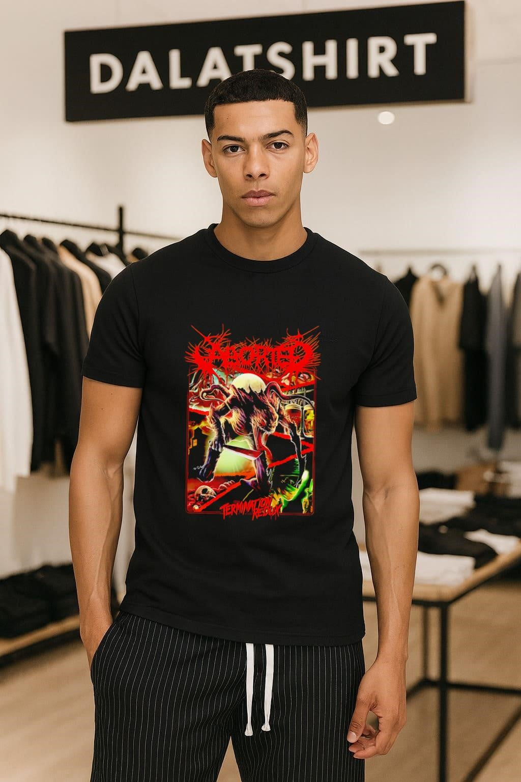 Aborted Termination Redux Monster Laboratory Horror shirt