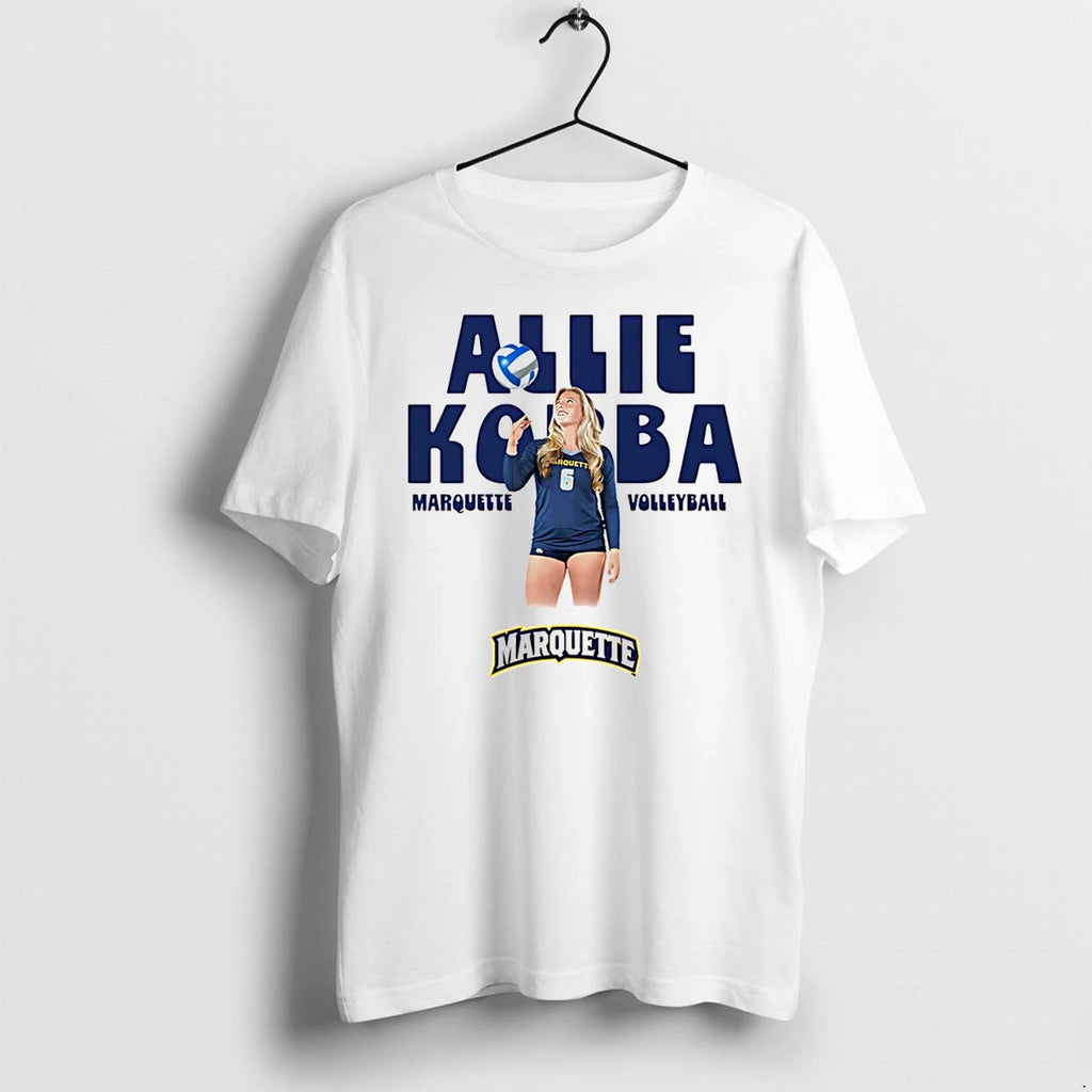Alexandra Korba Marquette Volleyball Cartoon Tshirts Sweater