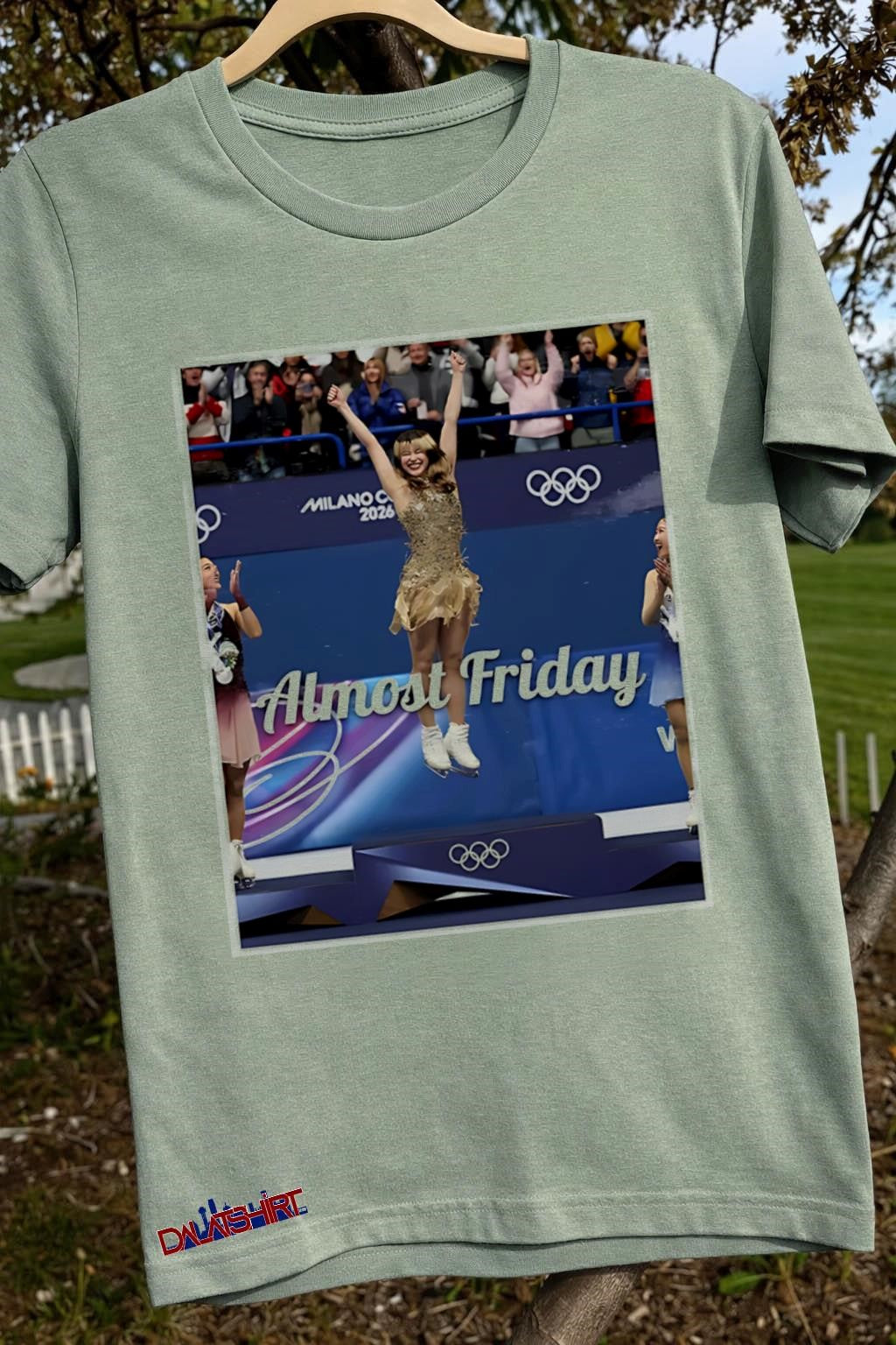 Almost Friday Milano Cortina 2026 figure skater shirt