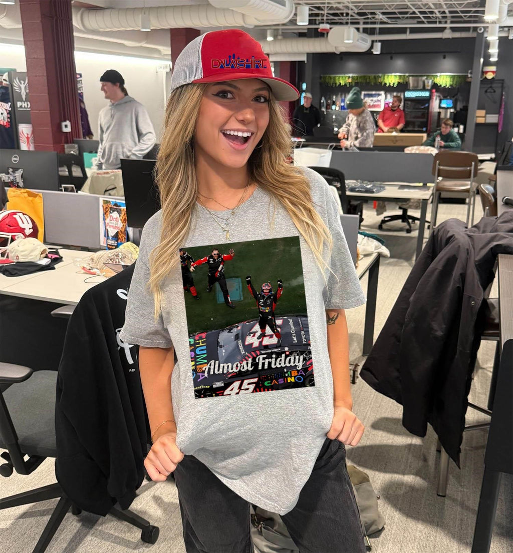 Almost Friday Nascar Driver Celebrating On Number 45 Car shirt