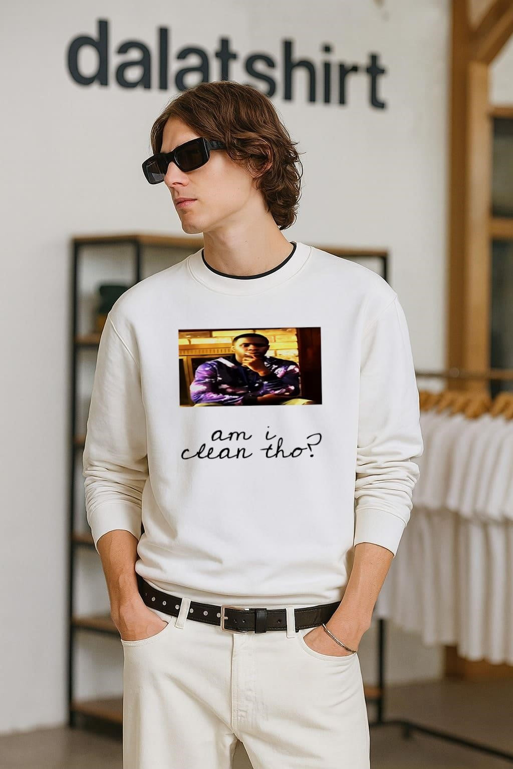Am I Clean Tho Man Thinking shirt