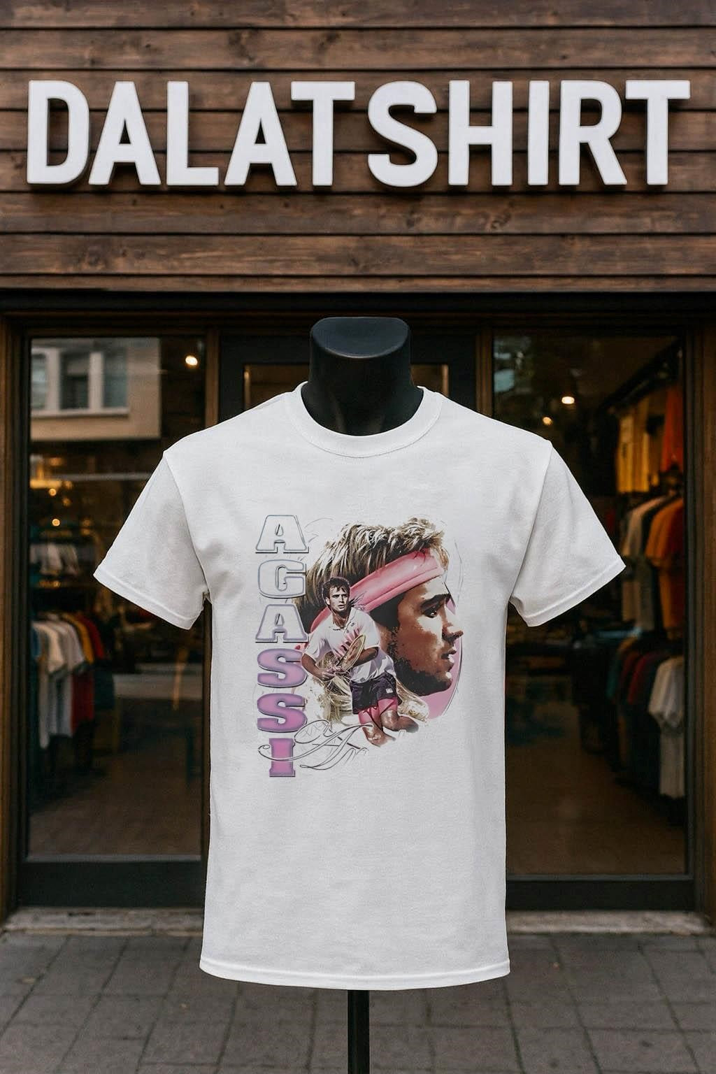 Andre Agassi Vintage 90s Tennis Champion Aesthetics shirt