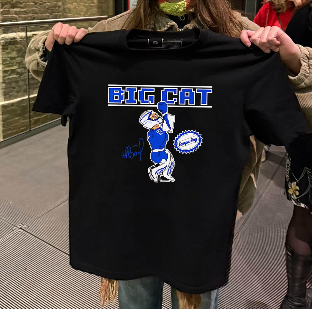 Andrei Vasilevskiy Big Cat Tampa Bay Pixel Goalies Signature shirt