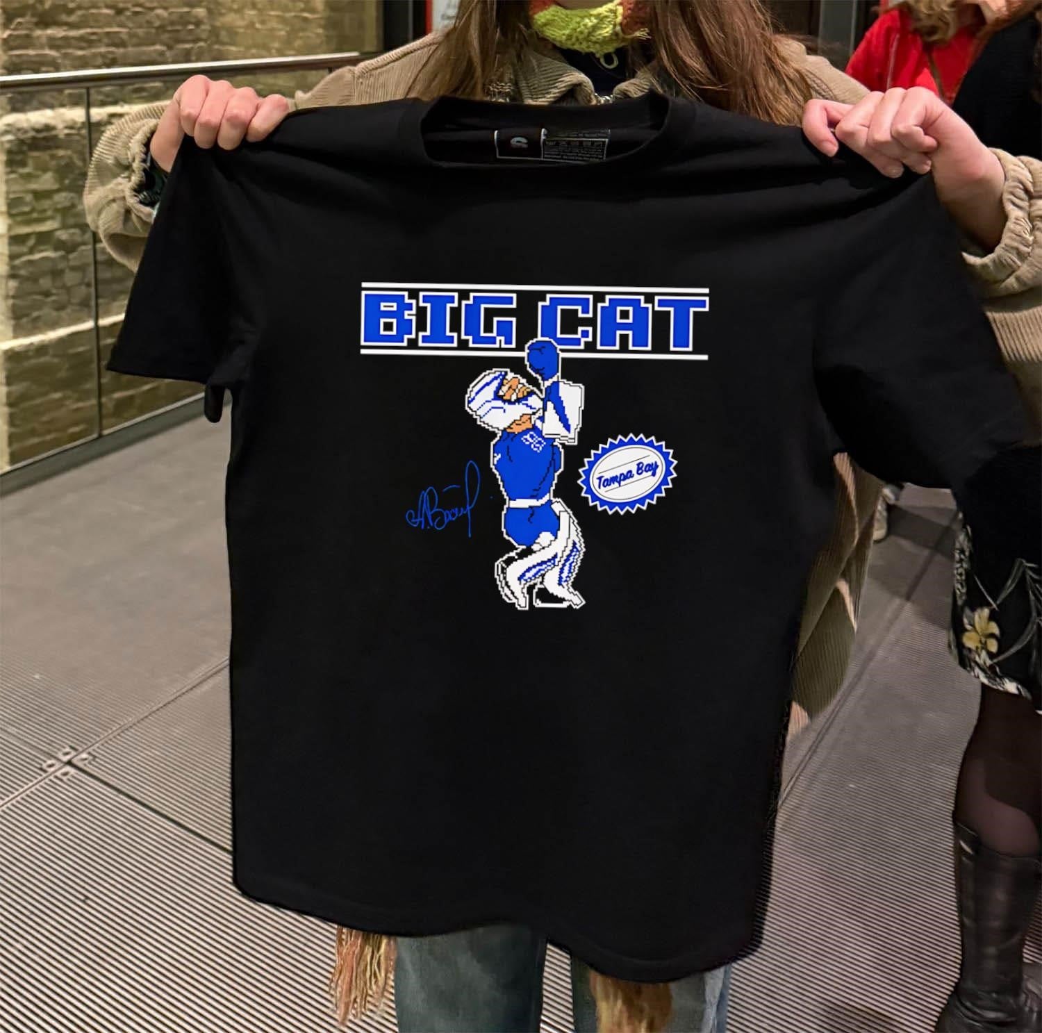 Andrei Vasilevskiy Big Cat Tampa Bay Pixel Goalies Signature shirt