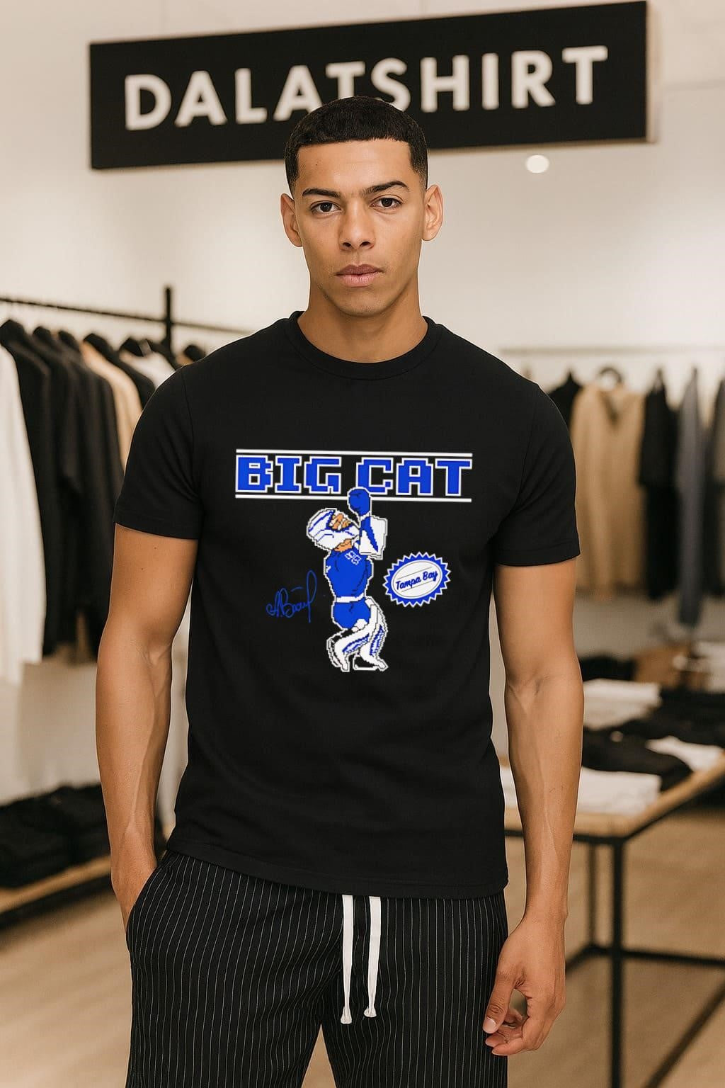 Andrei Vasilevskiy Big Cat Tampa Bay Pixel Goalies Signature shirt
