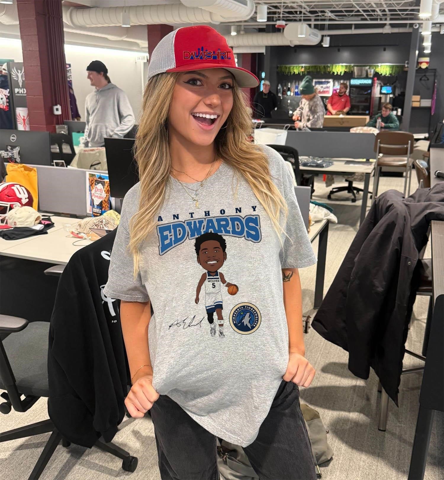 Anthony Edwards Wolves 5 Minnesota Timberwolves shirt
