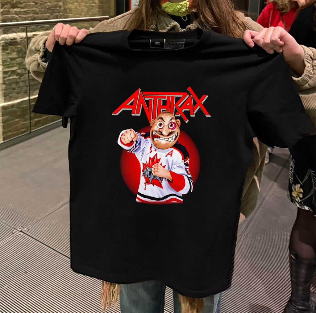 Anthrax Metal Band Mascot Hockey Jersey Graphic shirt