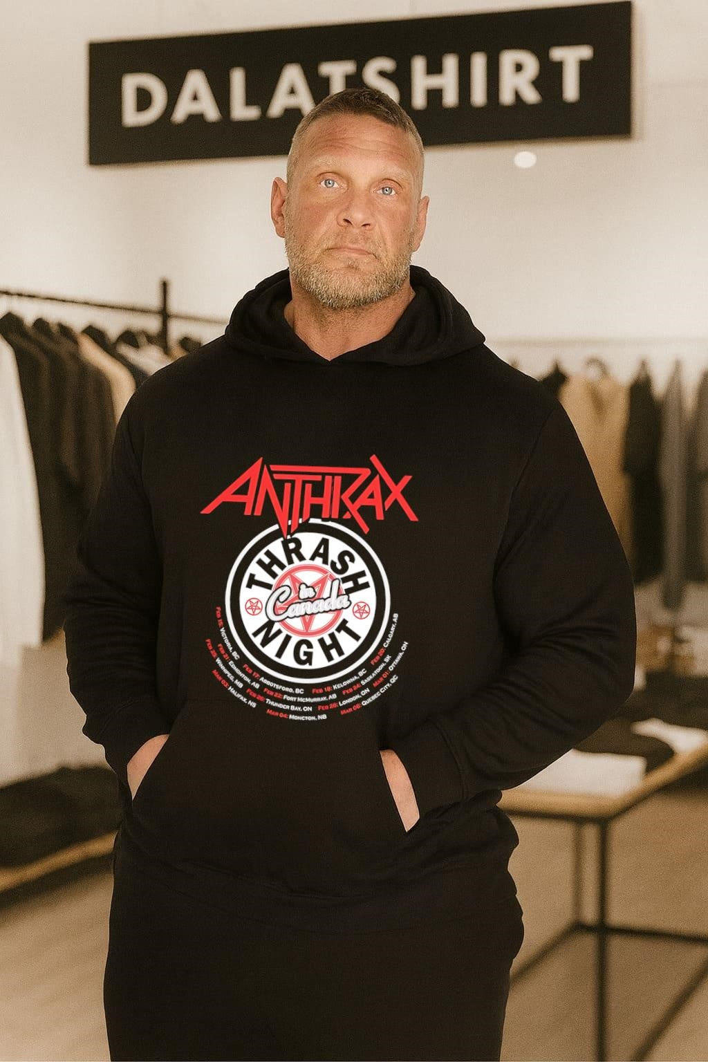 Anthrax Thrash In Canada Night Tour Dates shirt