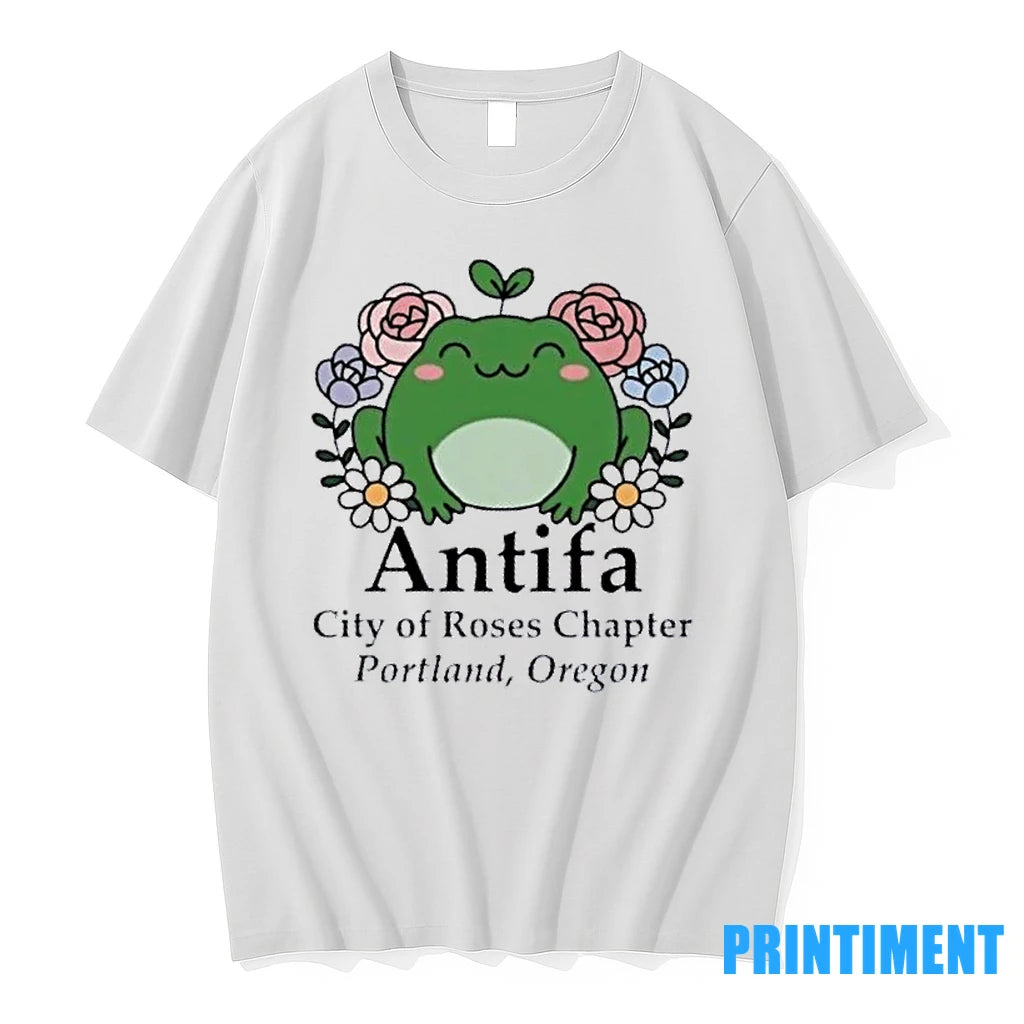 Antifa Frog Protest Portland City Of Roses Tshirts Sweater