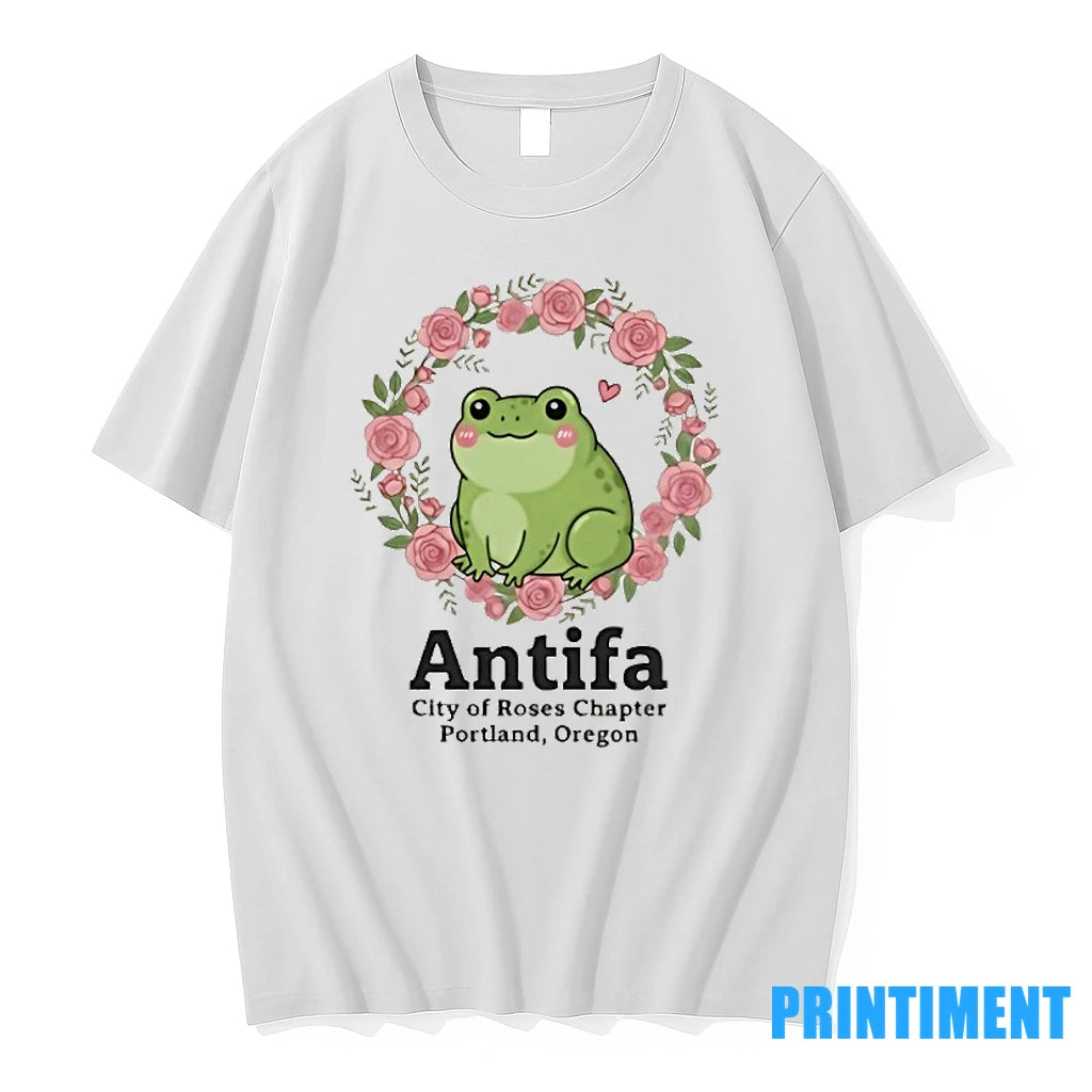 Antifa City Of Roses Chapter Portland Oregon Frog Tshirts Sweater