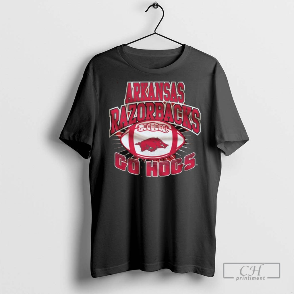 Arkansas Razorbacks Go Hogs Mascot Logo Baseball T Shirts