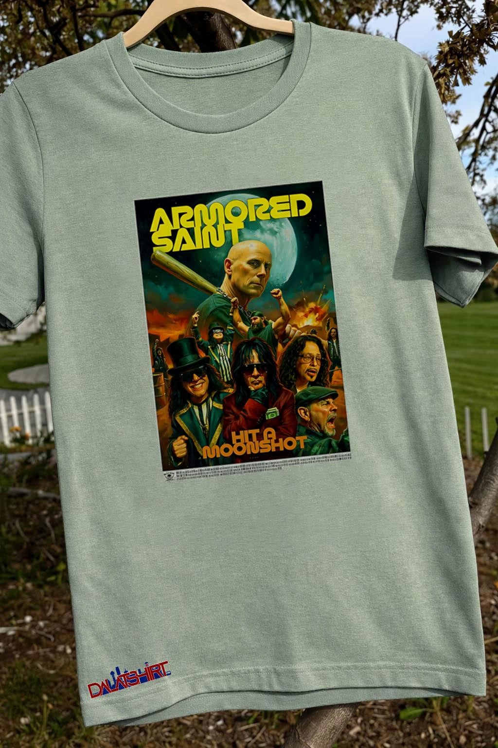 Armored Saint Hit A Moonshot Heavy Metal Band shirt