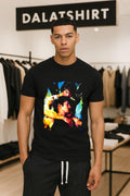 Artistic Portrait Two Men Embracing Under Water Lighting shirt