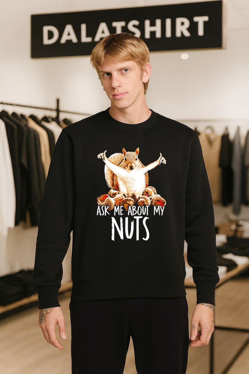 Ask Me About My Nuts Squirrel shirt