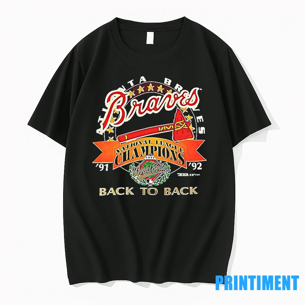 Atlanta Braves Back To Back National League Champions Tshirts Sweater