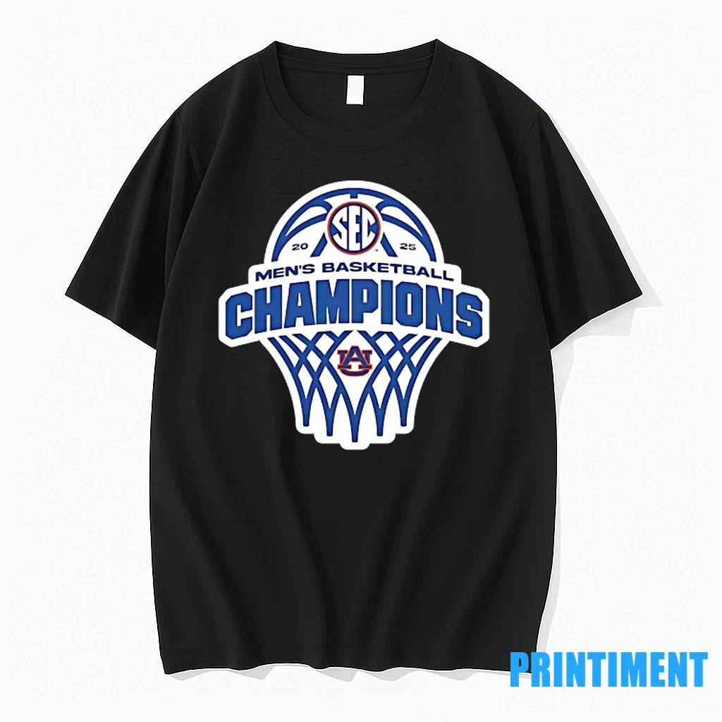 Auburn Tigers Sec Mens Basketball Champions 2025 Tshirts Sweater