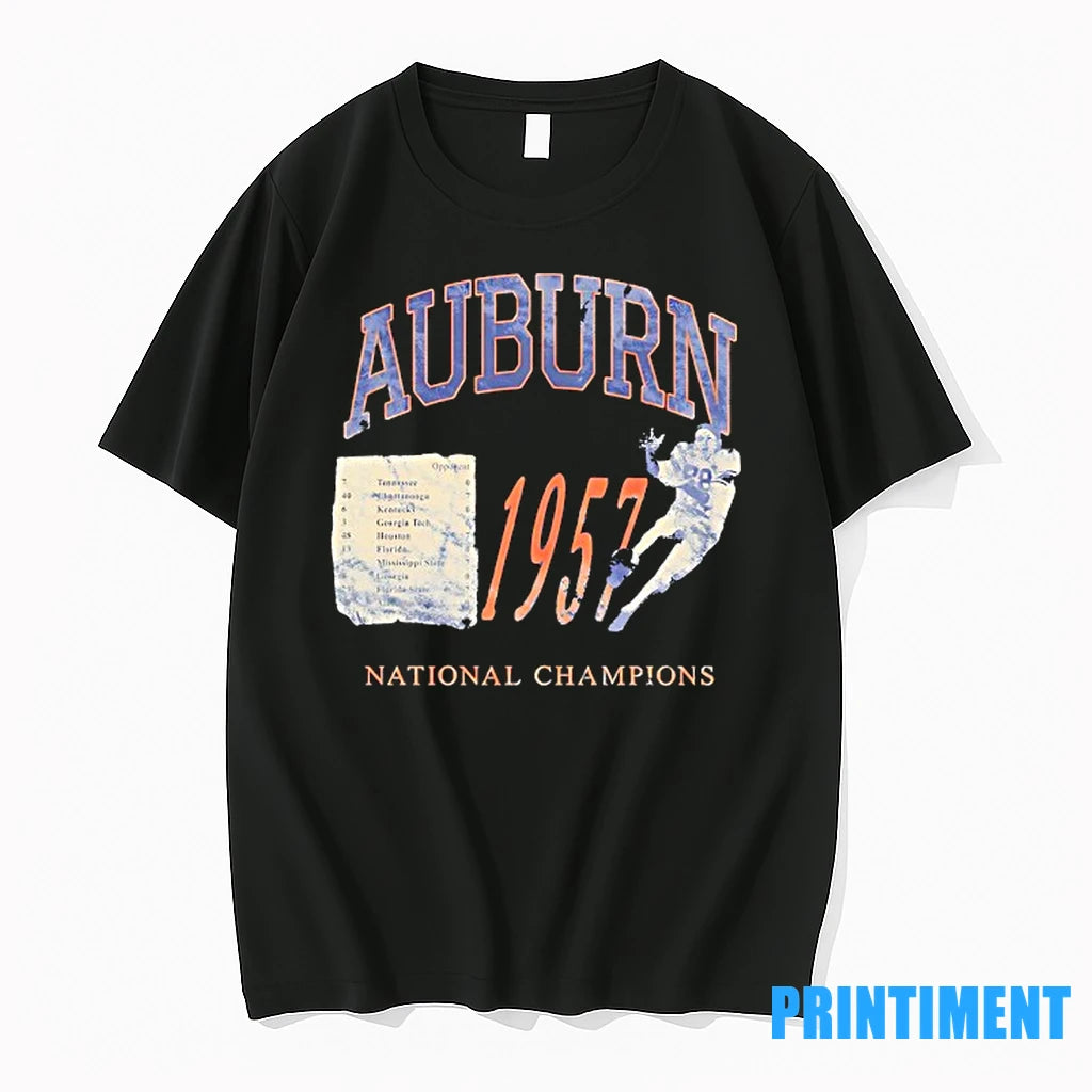 Auburn Tigers Football National Champions 1957 Vintage Tshirts Sweater