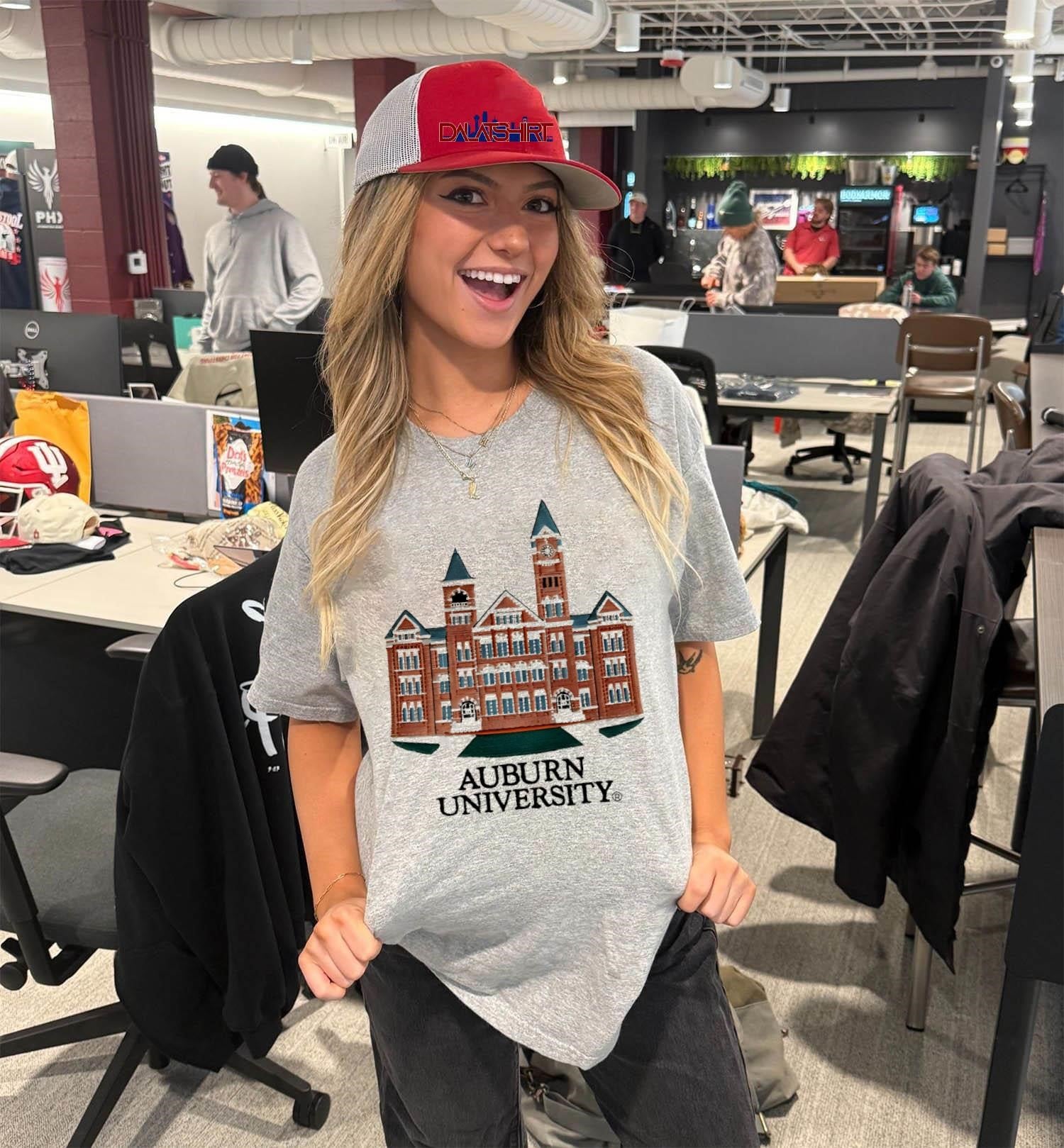 Auburn University Samford Hall Clock Tower Graphic shirt