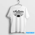 Autumn Blessings Cotton Pumpkins Halloween Tshirts Sweater