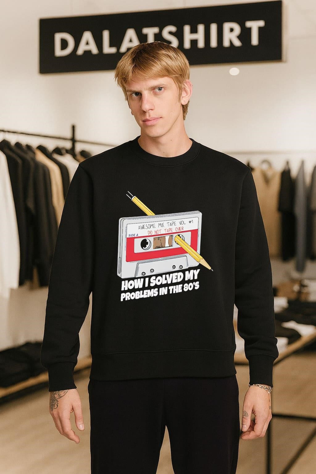 Awesome Mix Tape Vol 1 Pencil Cassette 80s shirt
