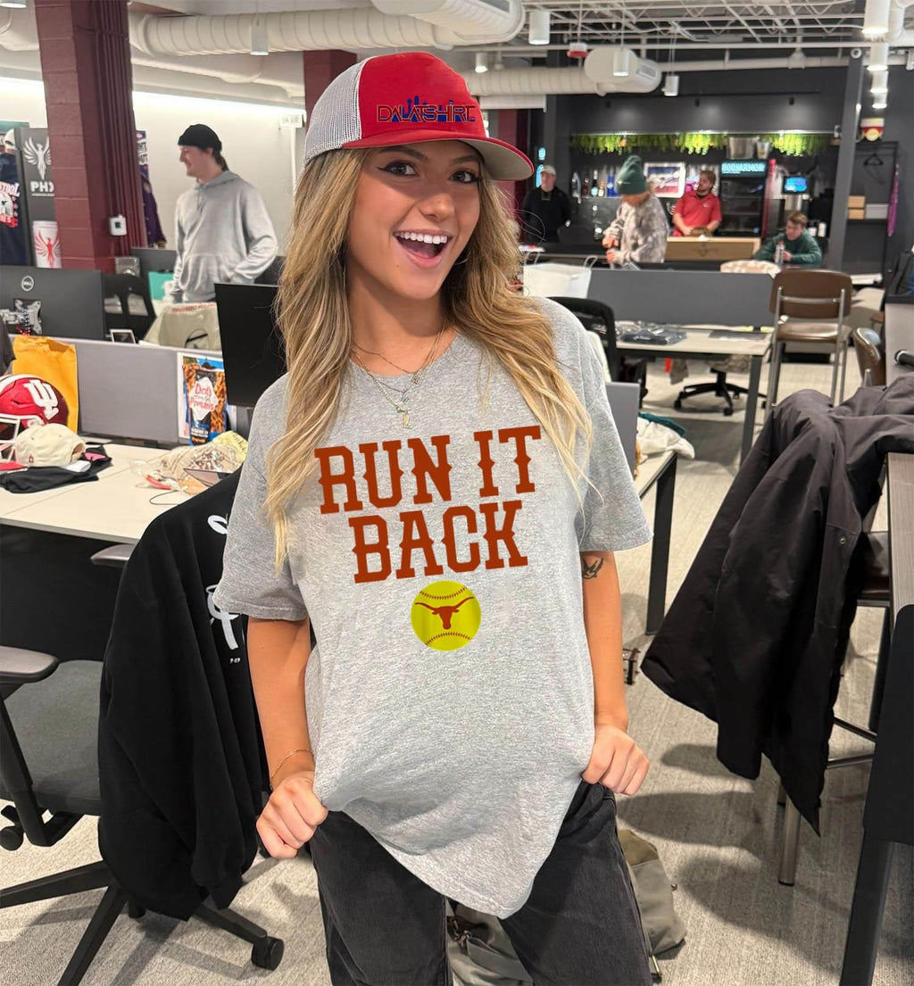 Awesome Run It Back Texas Softball shirt