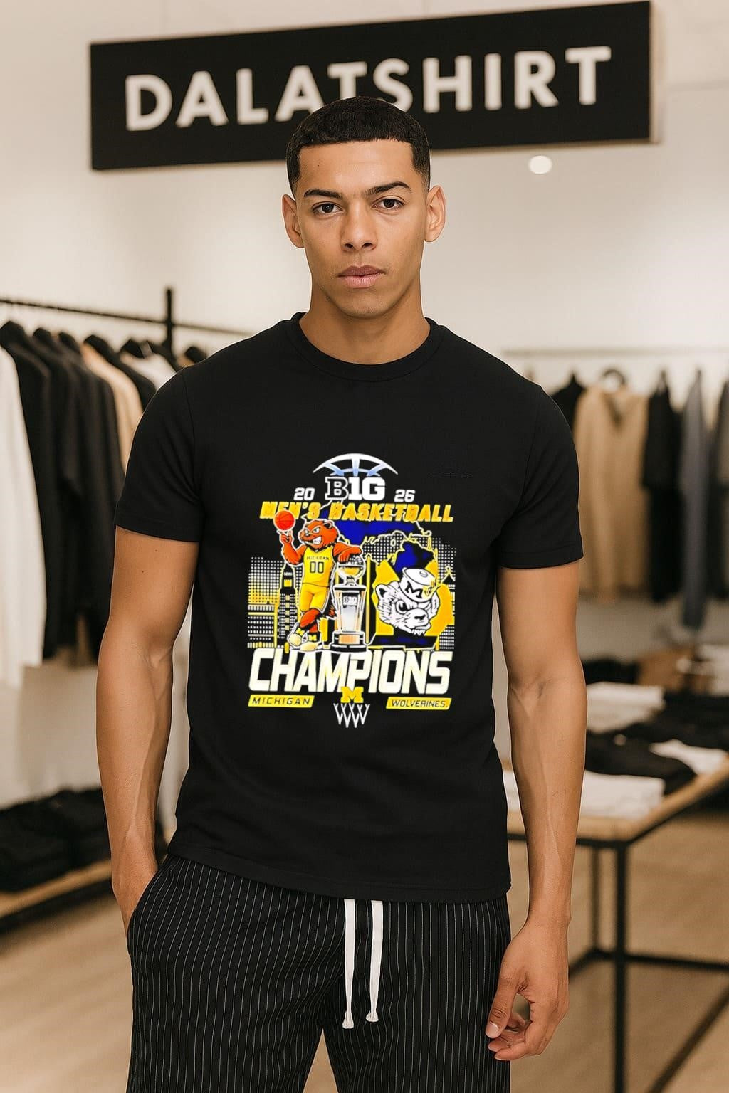 B1G 2026 Men’s Basketball Champions Michigan Wolverines shirt