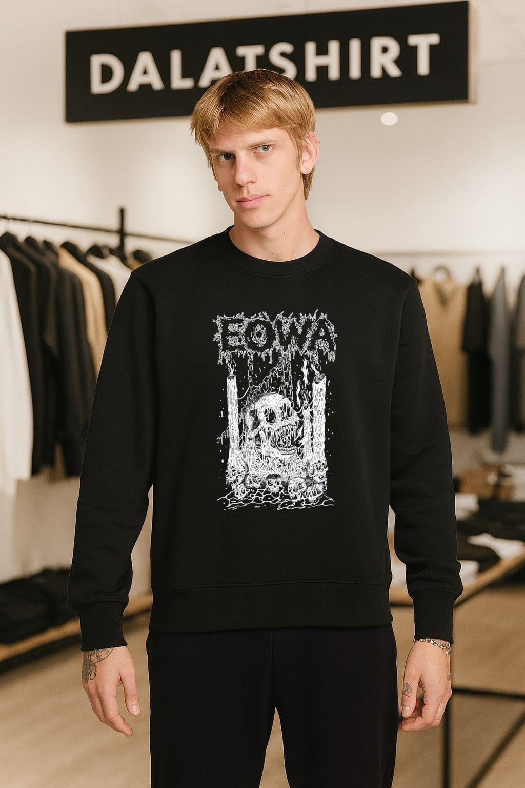 BOWA Melting Skull shirt