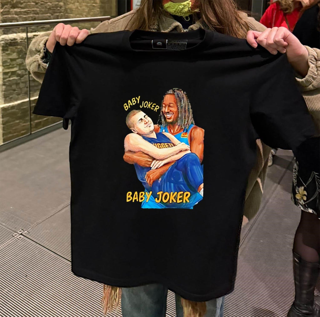 Baby Joker Nikola Jokic Held by Shai Gilgeous-Alexander shirt