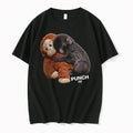 Baby Monkey Punch Graphic Animal Lover Tshirts Sweater