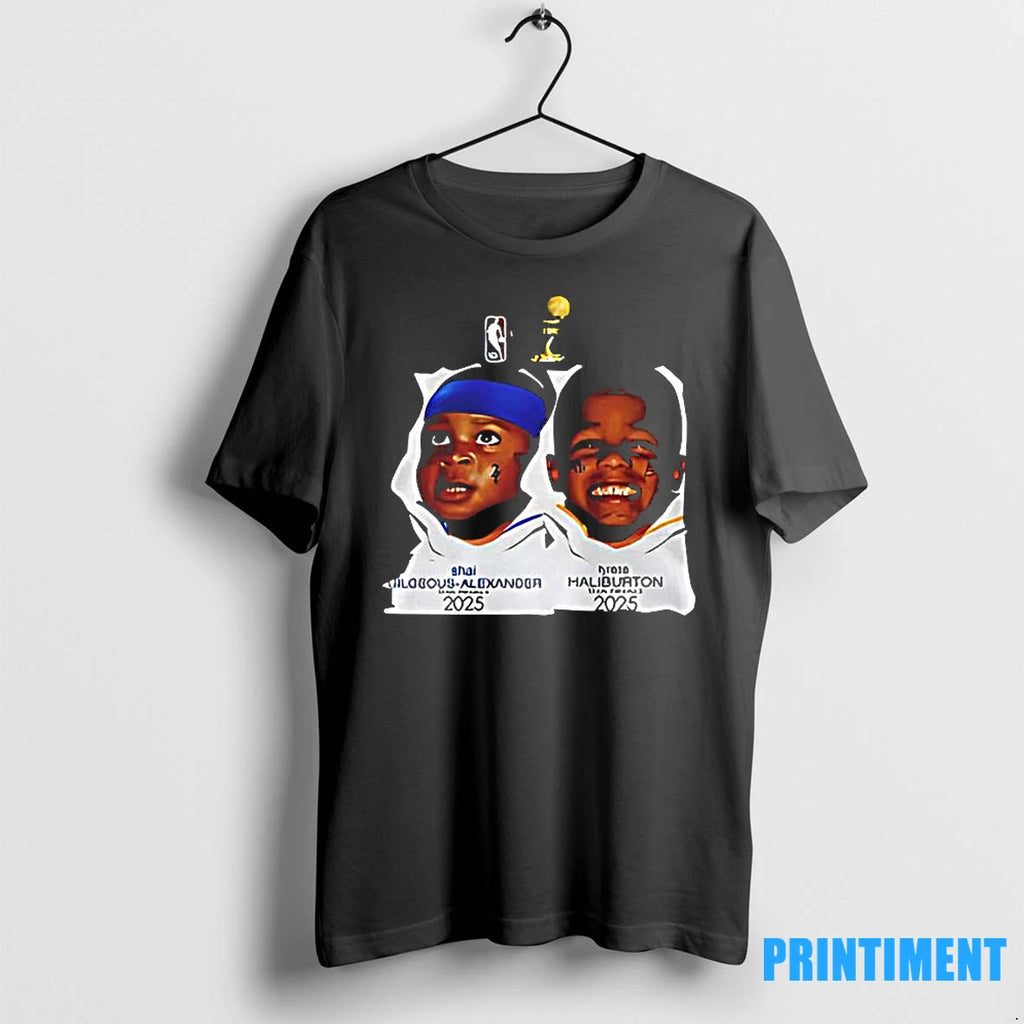 Baby Shai Gilgeous Alexander X Tyrese Haliburton Nba Finals 2025 Tshirts Sweater