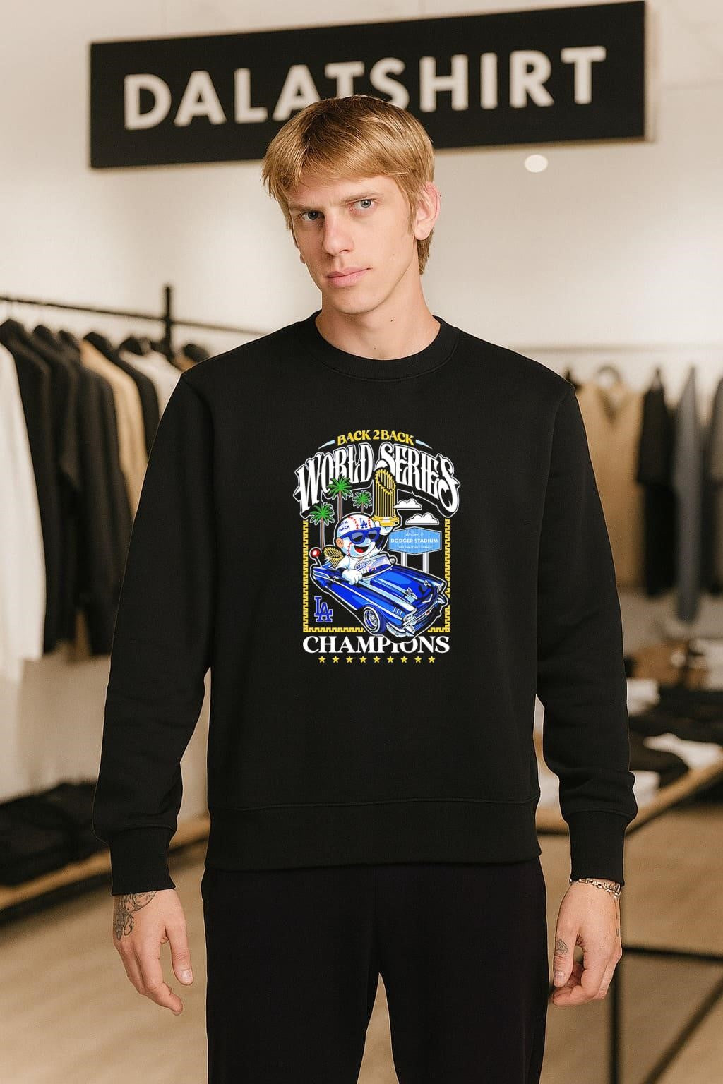 Back 2 Back World Series Champions Dodger Stadium shirt
