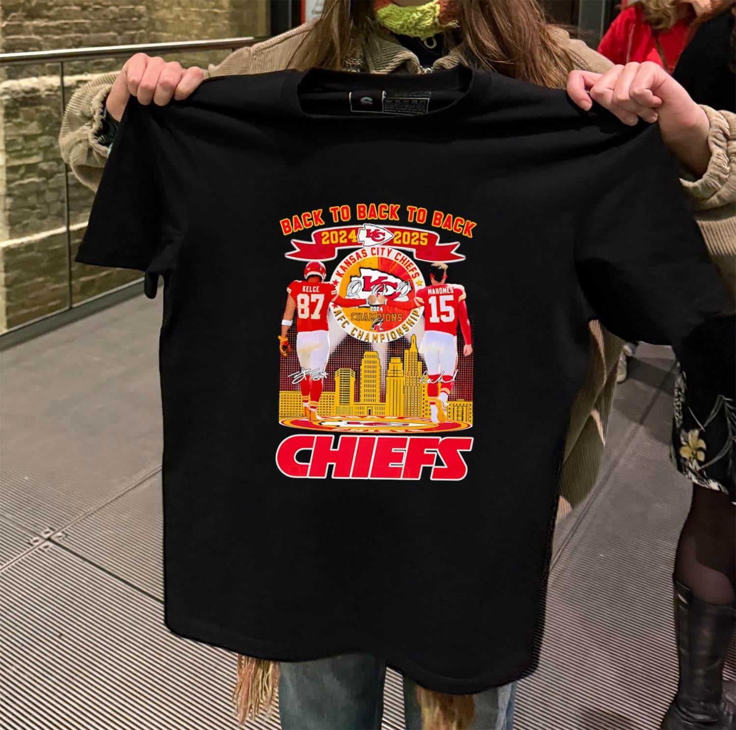 Back To Back To Back 2024-2025 Kansas City Chiefs Signature shirt
