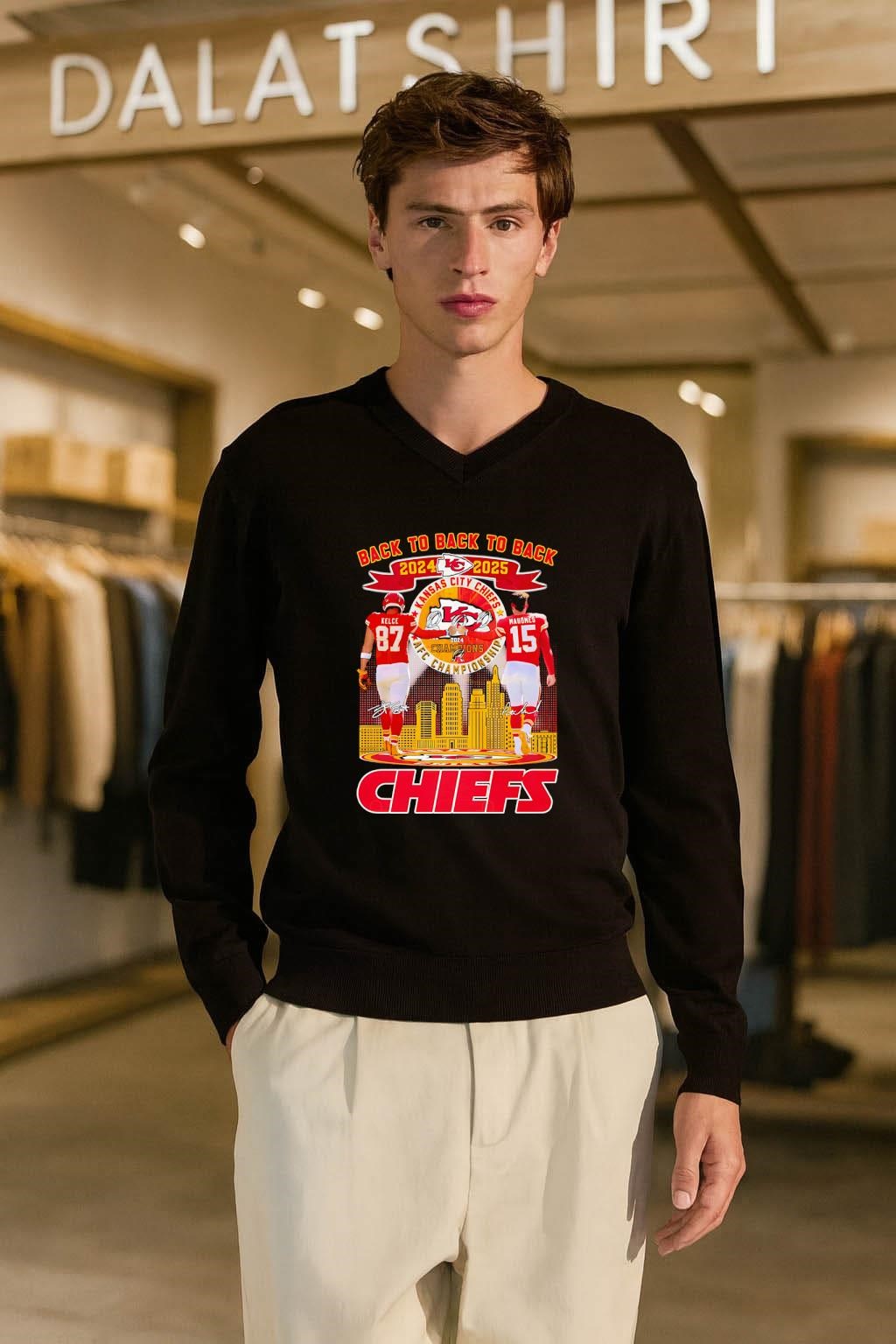 Back To Back To Back 2024-2025 Kansas City Chiefs Signature shirt
