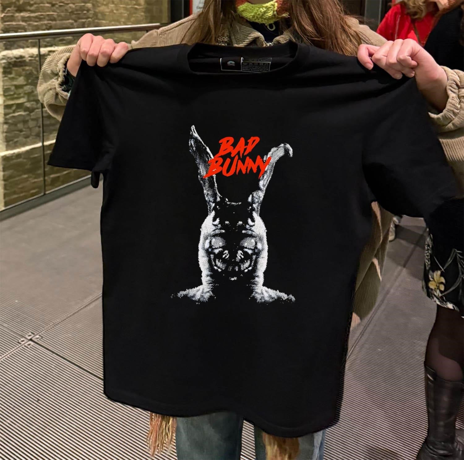 Bad Bunny Frank the Rabbit Donnie Darko Graphic Art shirt