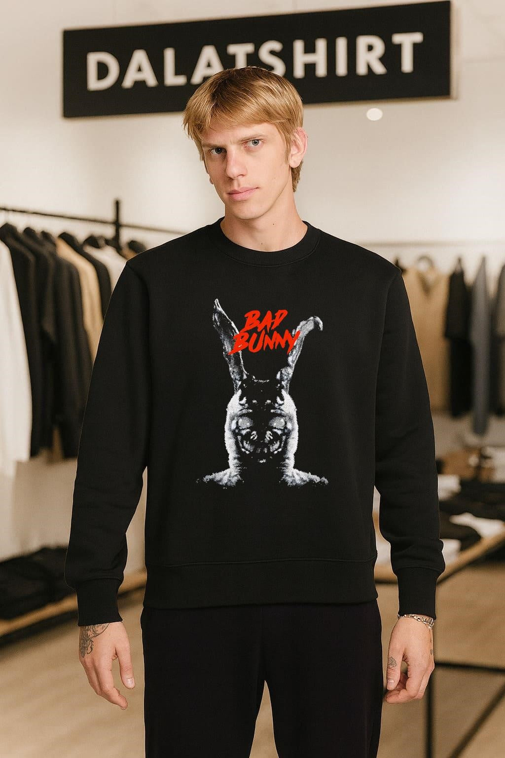 Bad Bunny Frank the Rabbit Donnie Darko Graphic Art shirt