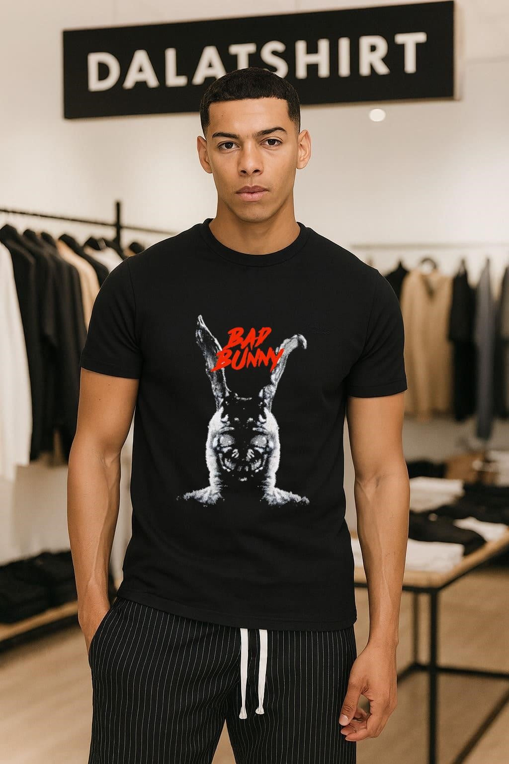 Bad Bunny Frank the Rabbit Donnie Darko Graphic Art shirt