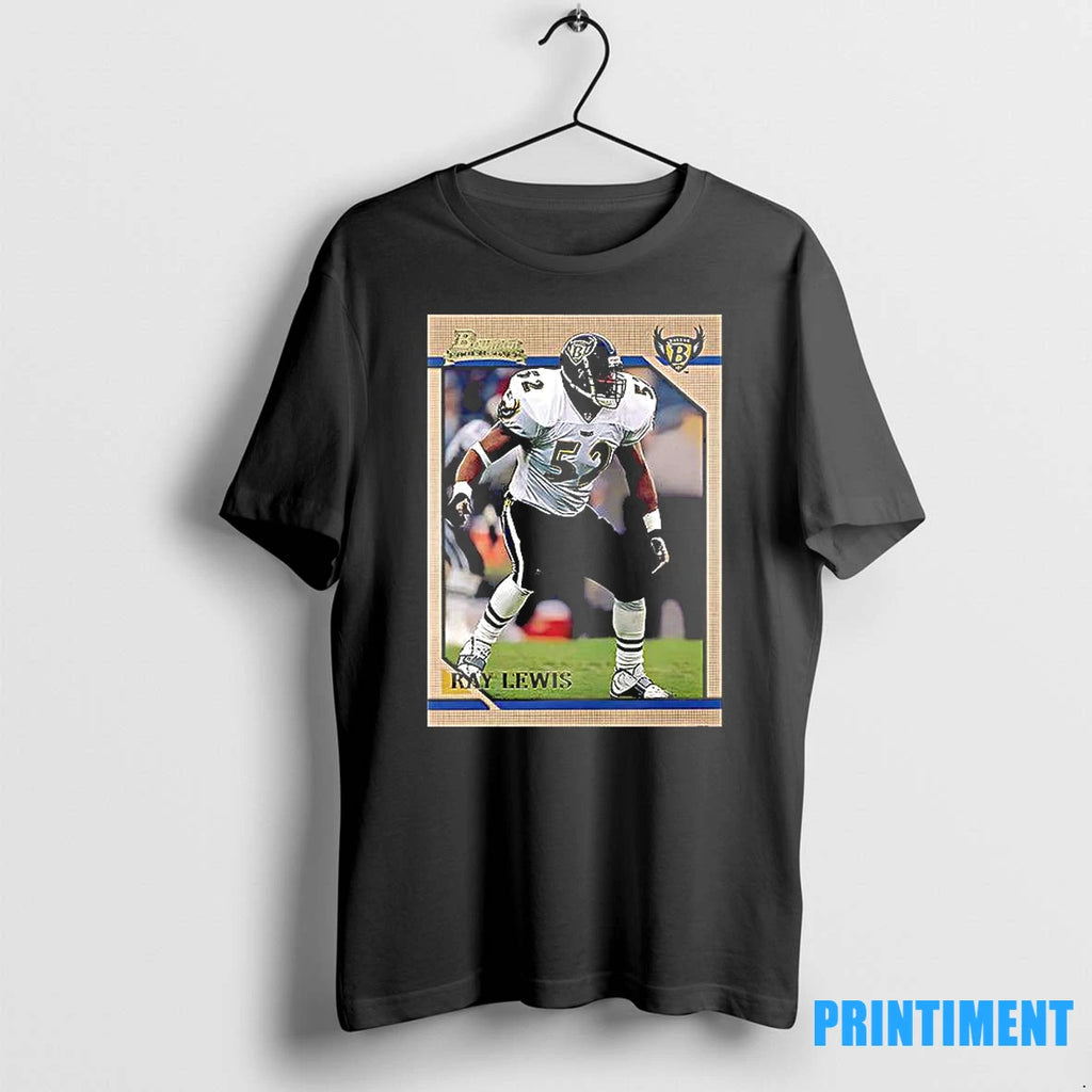 Baltimore Ravens Ray Lewis Trading Card Tshirts Sweater
