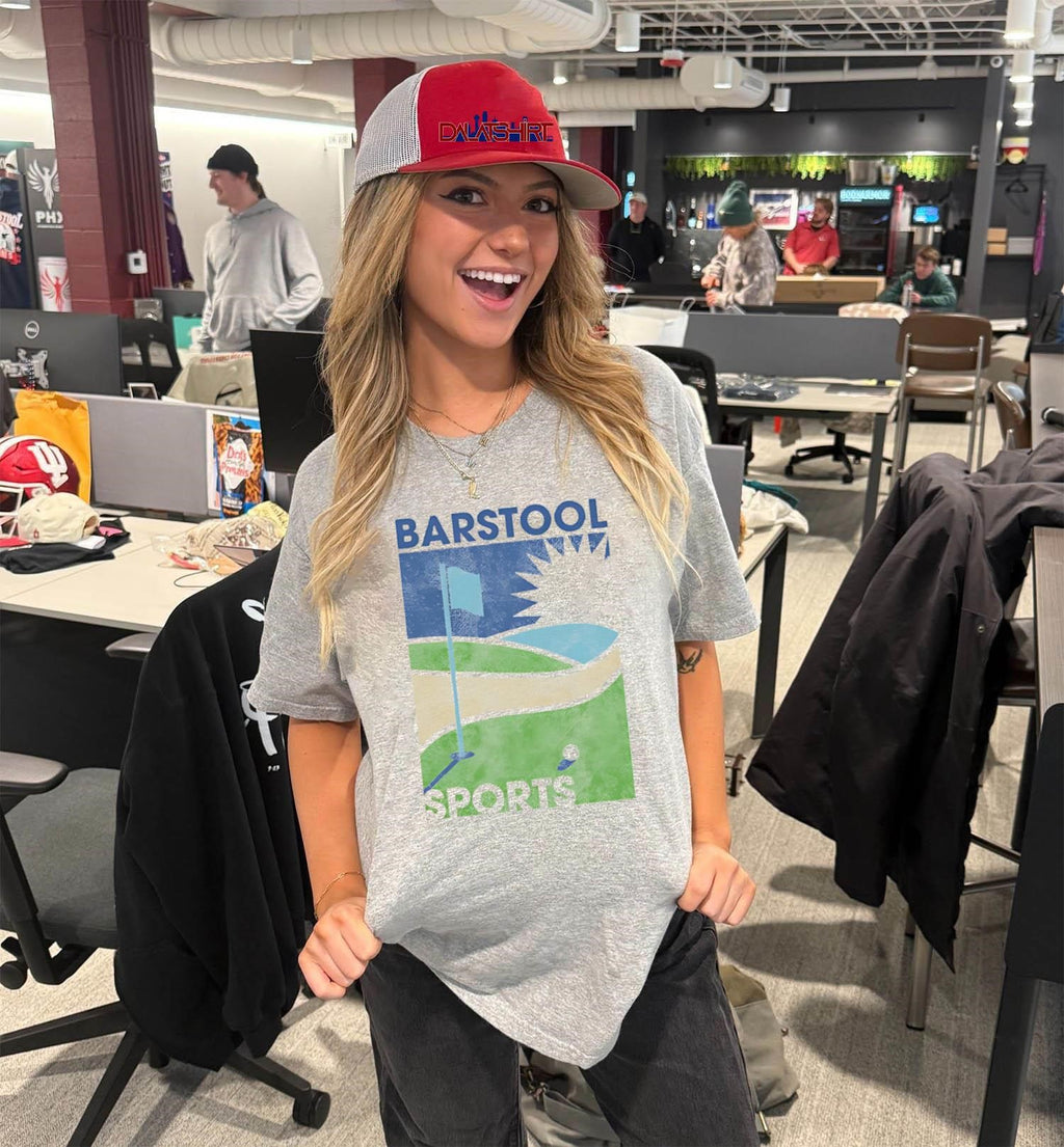 Barstool Sports Golf Course Flag and Sun Scenic shirt