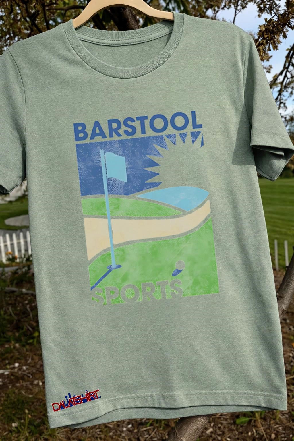 Barstool Sports Golf Course Flag and Sun Scenic shirt