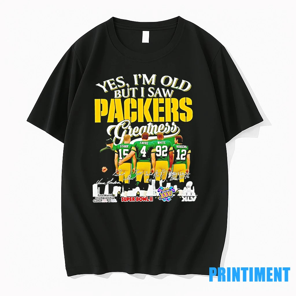 Bart Starr Brett Favre Reggie White Aaron Rodgers Yes Im Old But I Saw Packers