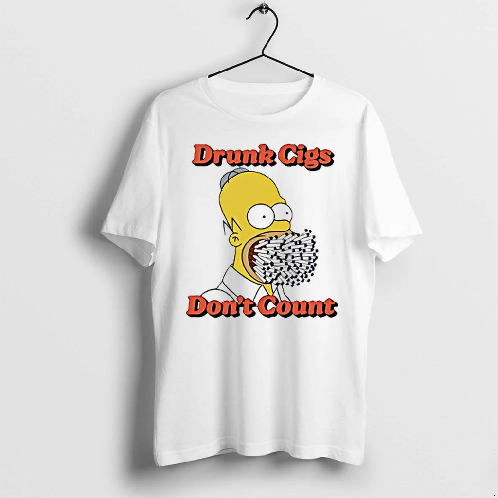 Bart Drunk Cigs Dont Count Tshirts Sweater