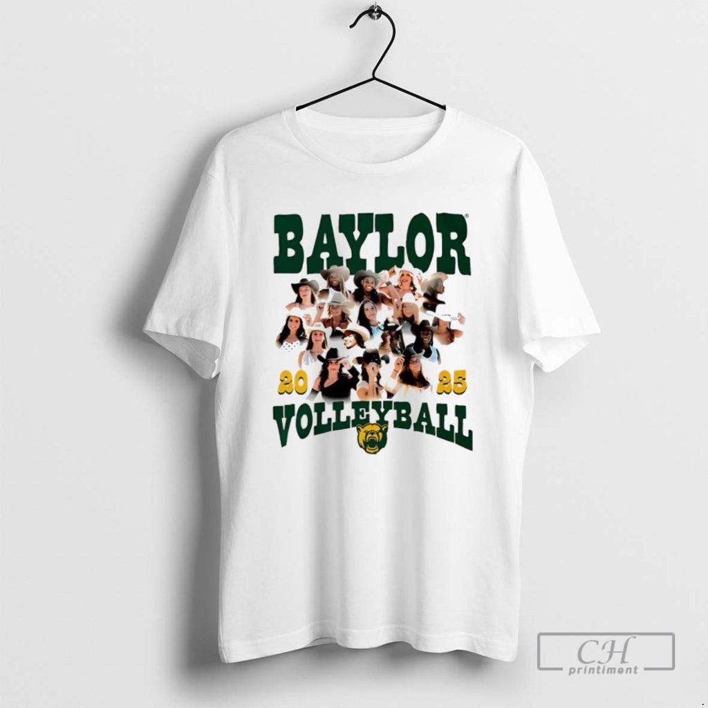 Baylor Womens Volleyball Team Collage 2025 T Shirts