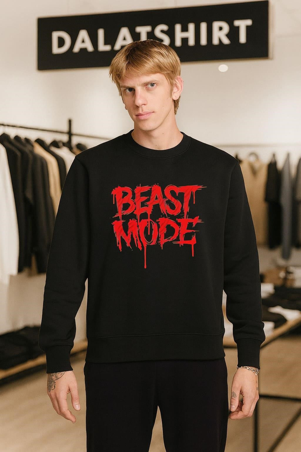 Beast Mode Red Paint Drip shirt
