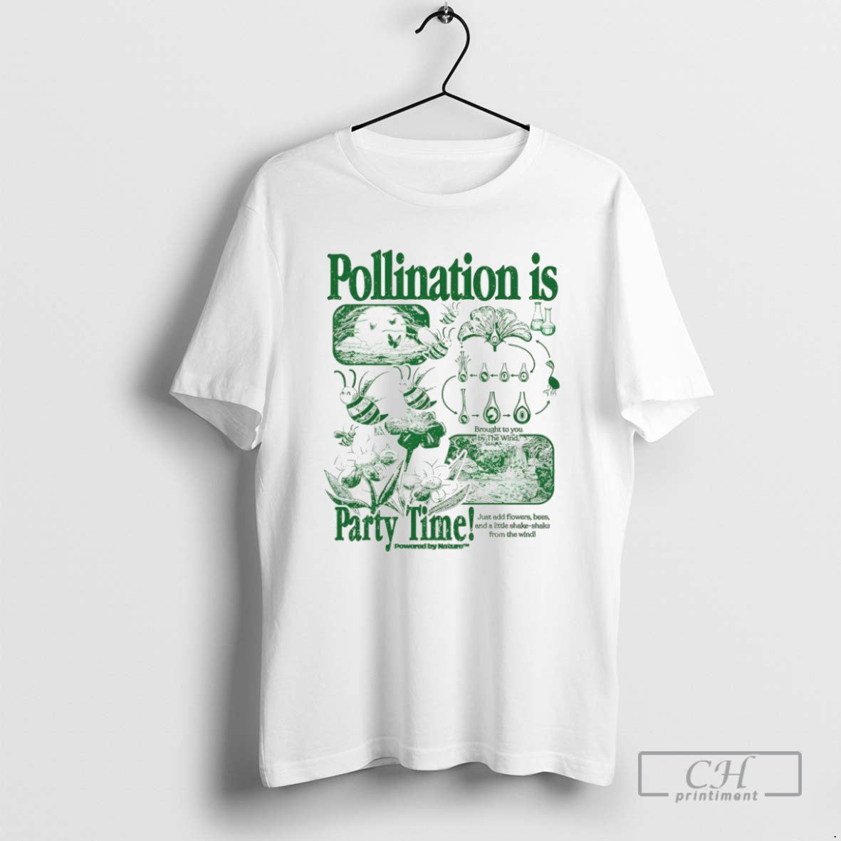 Bee Pollination Is Party Time T Shirts