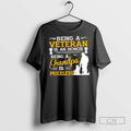 Being A Veteran Is An Honor Being A Granpa Is Priceless T Shirts