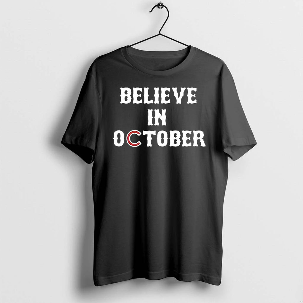 Believe In October Chicago Cubs Tshirts Sweater