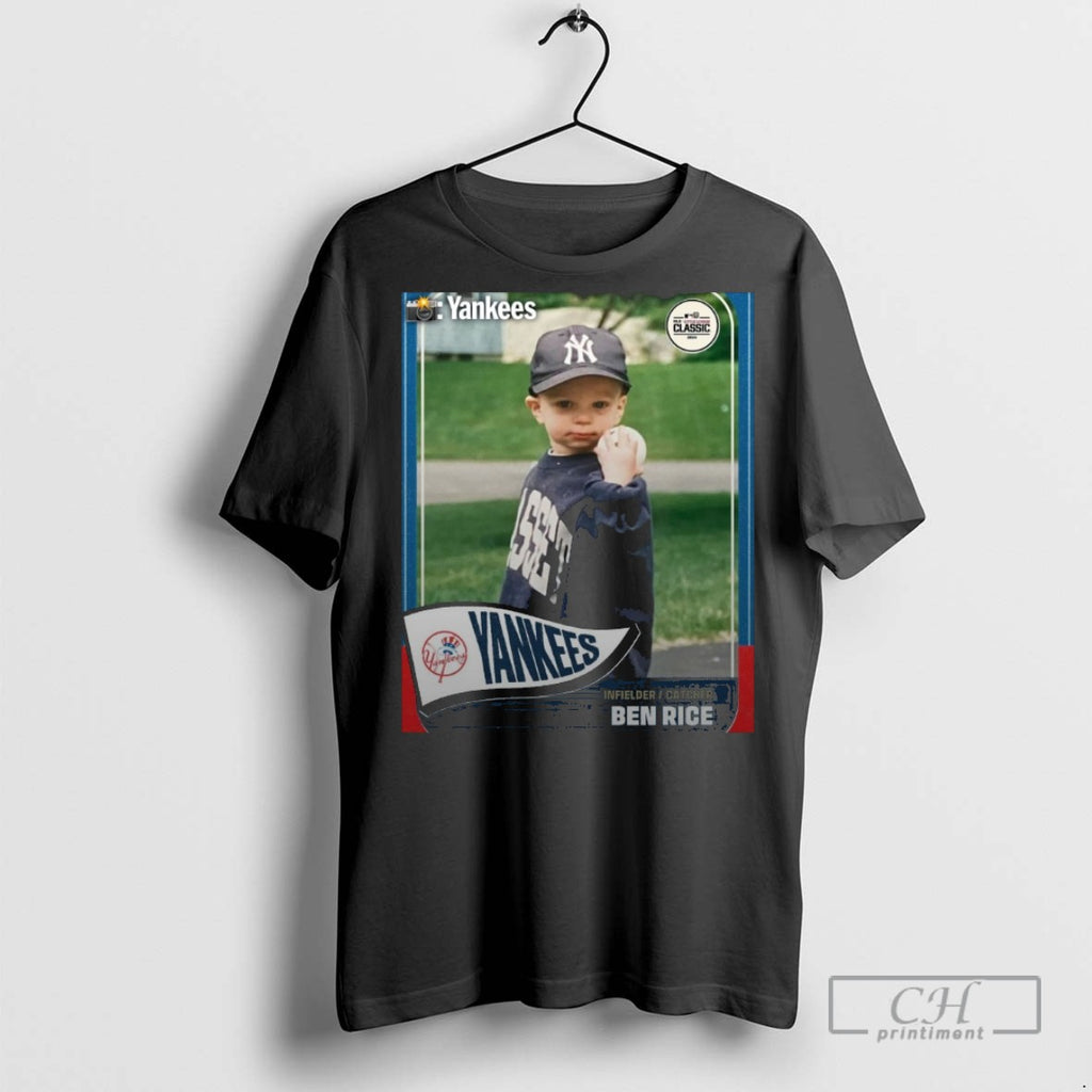 Ben Rice Infielder Catcher New York Yankees Mlb Little League Classic In 2024 T Shirts
