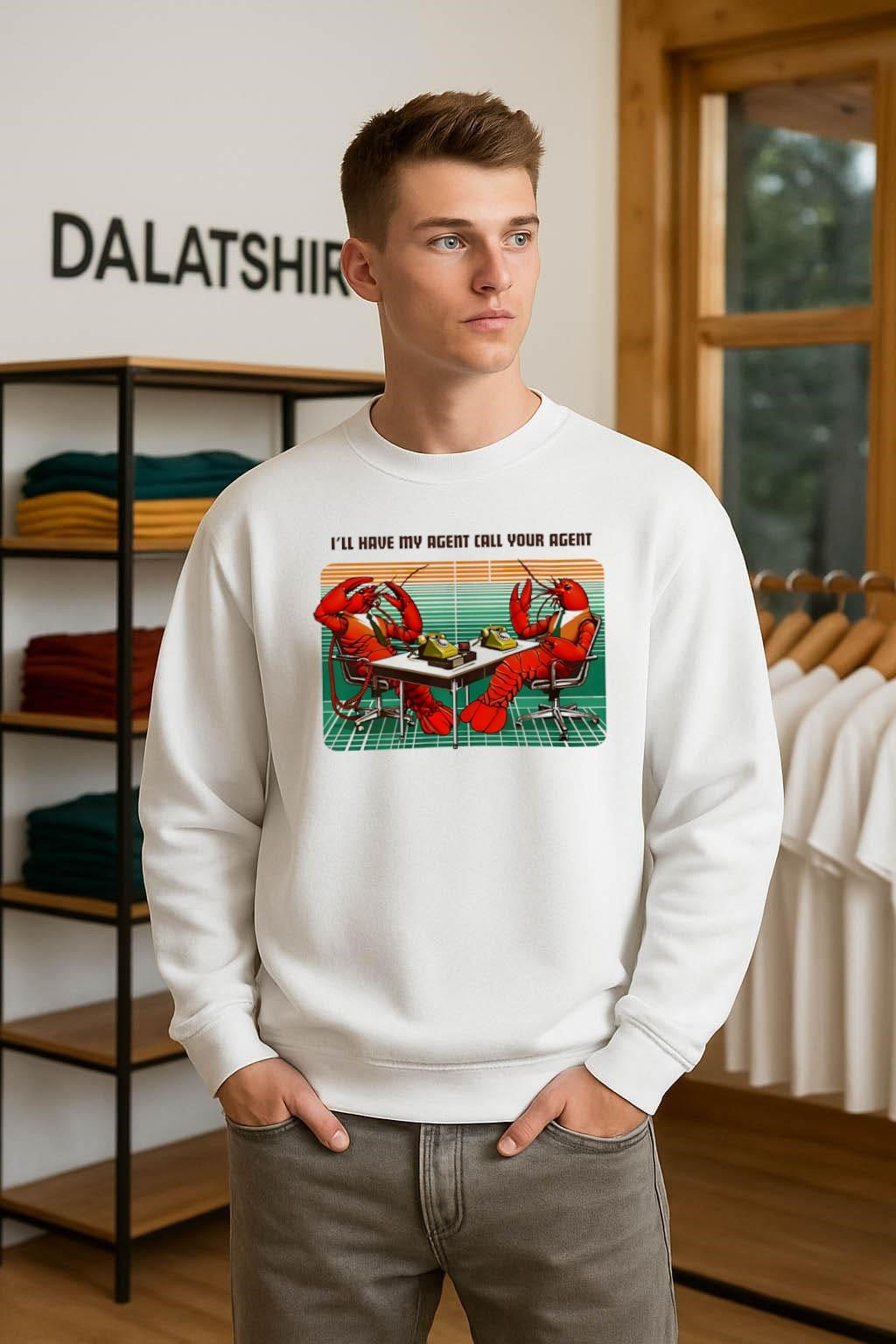 I’ll have my agent call your agent shirt
