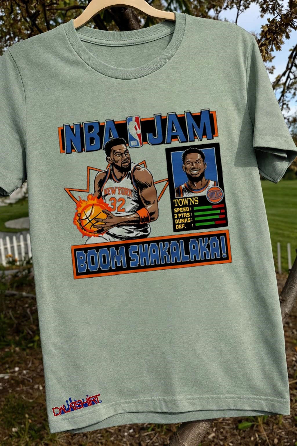 NBA Jam Knicks Karl-Anthony Towns Boom Shakalaka shirt